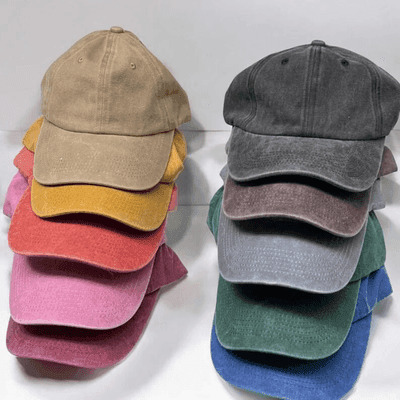 OTTO CAP 6 - Wash Hat -Mũ Trơn
